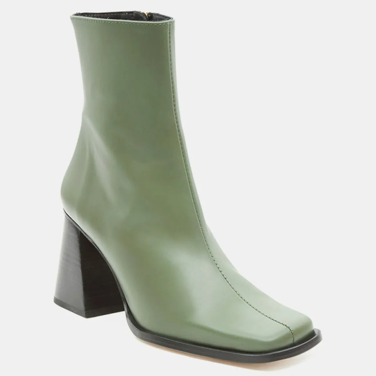 Alohas Bottines|Bottines en Cuir South kaki - Talon 8.5 cm