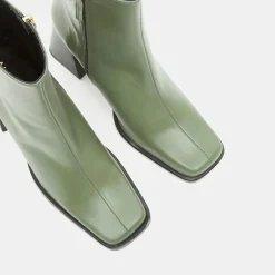 Alohas Bottines|Bottines en Cuir South kaki - Talon 8.5 cm