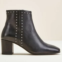 Cosmoparis Bottines|Bottines en Cuir Wiley noires - Talon 6 cm