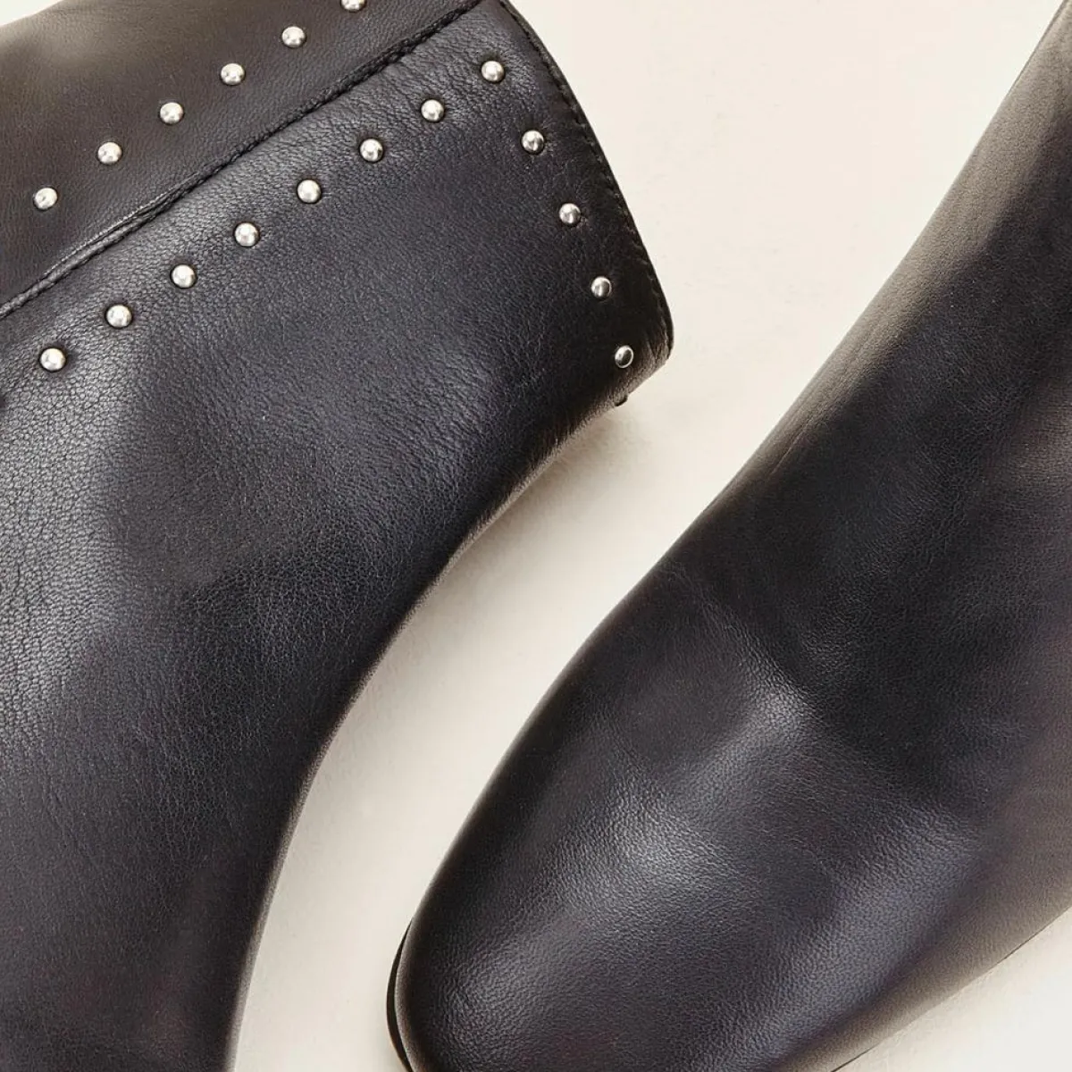 Cosmoparis Bottines|Bottines en Cuir Wiley noires - Talon 6 cm