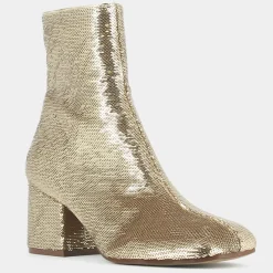 Jonak Bottines|Bottines en Sequins Darlene Bis platine - Talon 6.5 cm