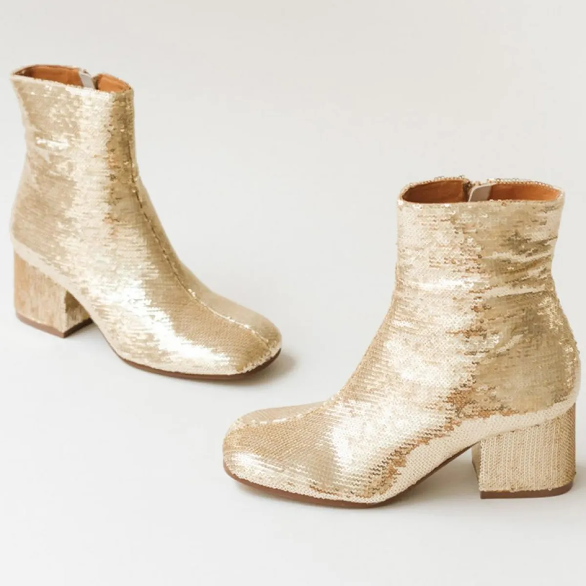 Jonak Bottines|Bottines en Sequins Darlene Bis platine - Talon 6.5 cm