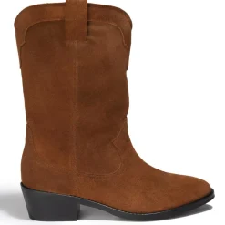 Anaki Bottines|Bottines en Velours de Cuir Sigrid cigare - Talon 4 cm