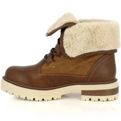 Kimberfeel Bottines|Bottines Fourrées Yasmine marron