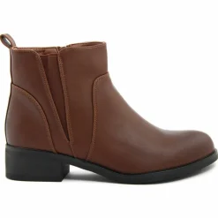 Lab78 Bottines|Bottines plates marron - Talon 4 cm