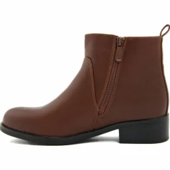 Lab78 Bottines|Bottines plates marron - Talon 4 cm
