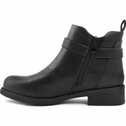 Lab78 Bottines|Bottines plates noires