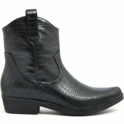 Lab78 Bottines|Bottines texas noires