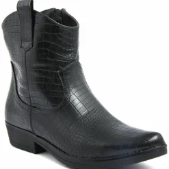 Lab78 Bottines|Bottines texas noires