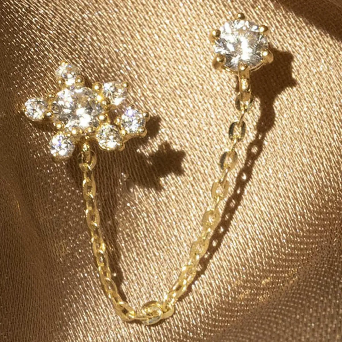 Instant d'Or Boucles D'Oreilles|Boucle d'oreille unitaire Duchesse or jaune