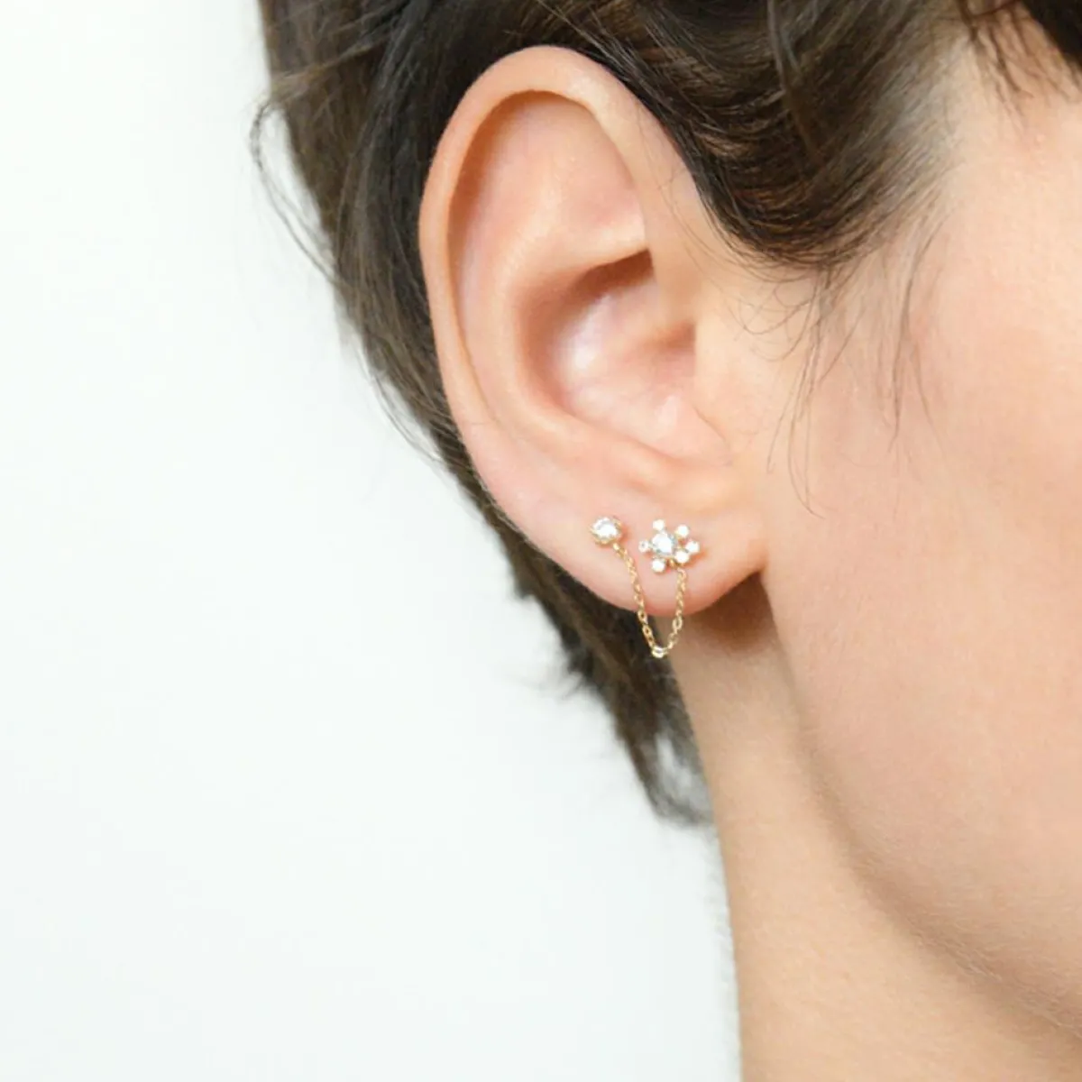 Instant d'Or Boucles D'Oreilles|Boucle d'oreille unitaire Duchesse or jaune