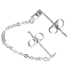 Instant d'Or Boucles D'Oreilles|Boucle d'oreille unitaire Royal or blanc