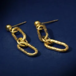 By Rafaella Boucles D'Oreilles|Boucles d'oreilles Aurora en Argent doré