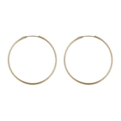 Instant d'Or Boucles D'Oreilles|Boucles d'oreilles Créoles lisses or jaune