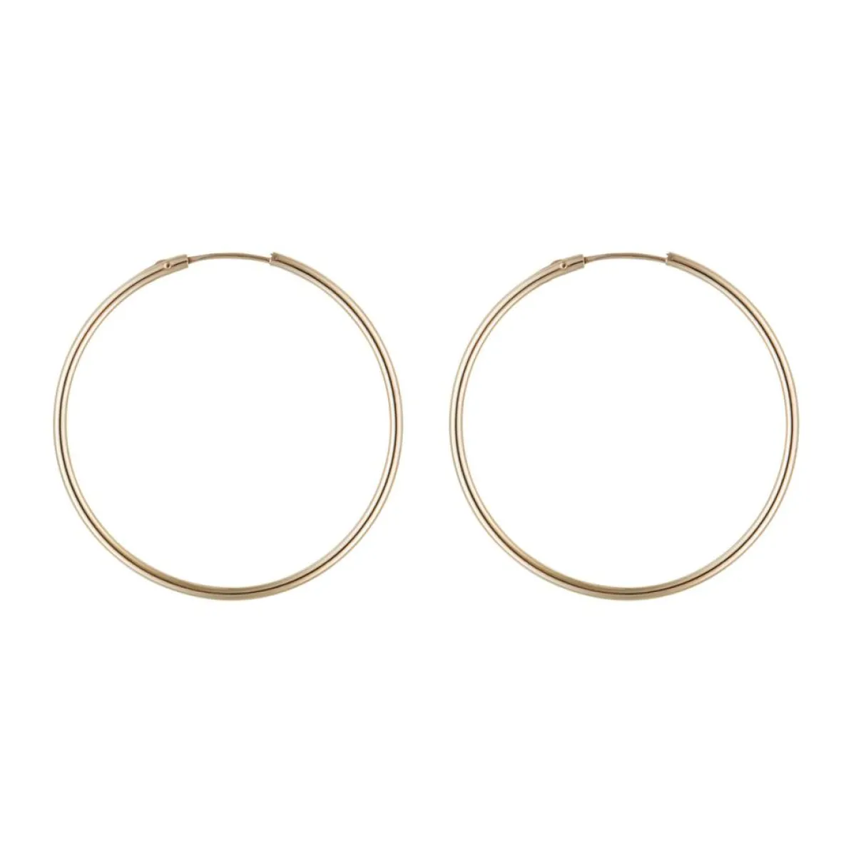 Instant d'Or Boucles D'Oreilles|Boucles d'oreilles Créoles lisses or jaune