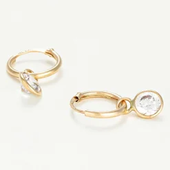 Instant d'Or Boucles D'Oreilles|Boucles d'oreilles Créoles or jaune - 8 mm