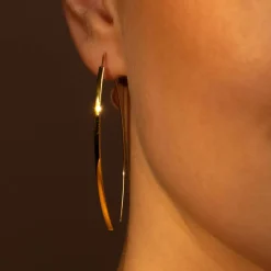 Instant d'Or Boucles D'Oreilles|Boucles d'oreilles Créoles Edna or jaune