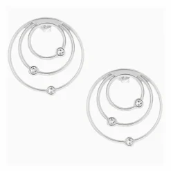 Les Interchangeables Boucles D'Oreilles|Boucles d'oreilles créoles Orbite MM palladium