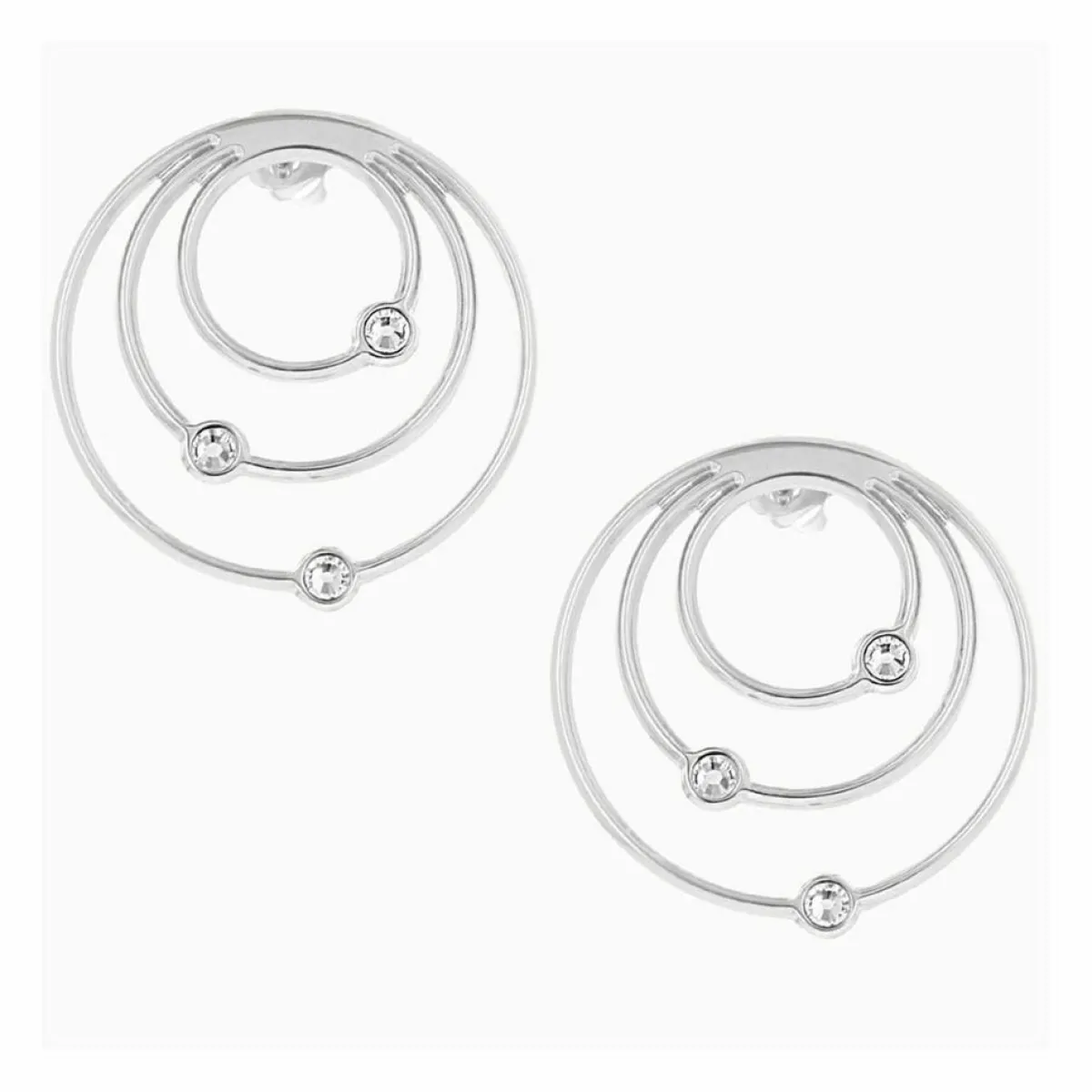 Les Interchangeables Boucles D'Oreilles|Boucles d'oreilles créoles Orbite MM palladium