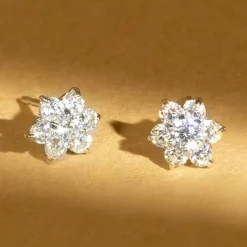 Instant d'Or Boucles D'Oreilles|Boucles d'oreilles Le Messager Blanc or blanc