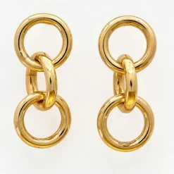 By Rafaella Boucles D'Oreilles|Boucles d'oreilles Licia en Argent doré