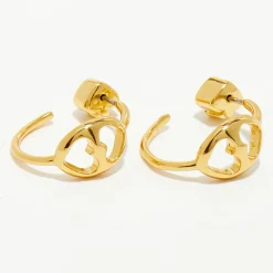 Kate Spade Boucles D'Oreilles|Boucles d'oreilles Link dorées