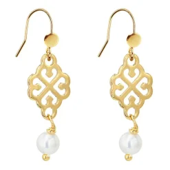 Nilaï Paris Boucles D'Oreilles|Boucles d'oreilles Moïra en Laiton doré & Perle