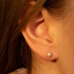 Instant d'Or Boucles D'Oreilles|Boucles d'oreilles My Pearl or blanc