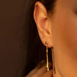 Instant d'Or Boucles D'Oreilles|Boucles d'oreilles Pluie Dorée or jaune