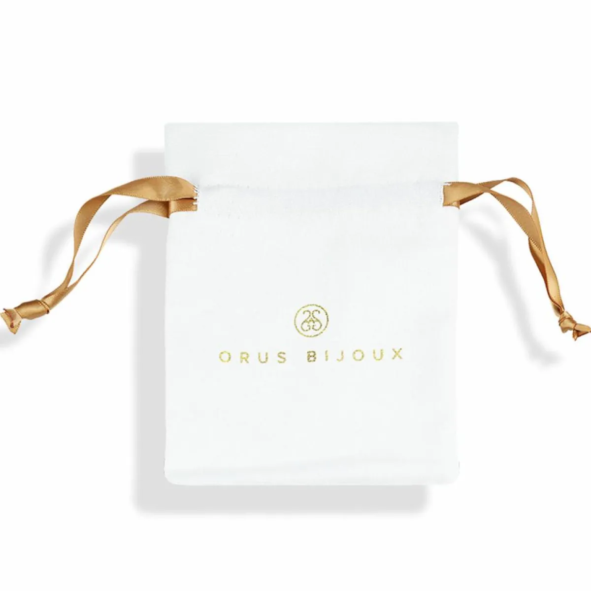 Orus Bracelets|Bracelet double chaîne en Argent doré & Pierre de Lune blanche