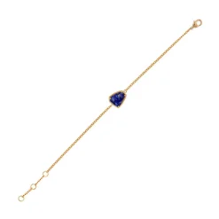 Moonstone Bracelets|Bracelet Frida Lapis en laiton doré