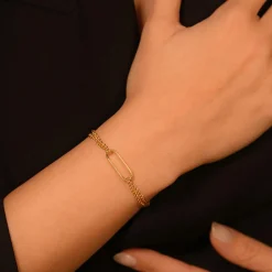 By Rafaella Bracelets|Bracelet Hypnos en Argent doré