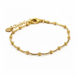 By Rafaella Bracelets|Bracelet Maura en Argent doré