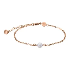 Amelia Parker Bracelets|Bracelet Raindrop rose doré