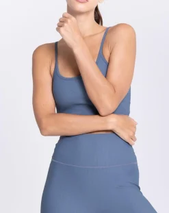 Onamaste Tops Et Blouses|Brassière Lotus bleu jeans