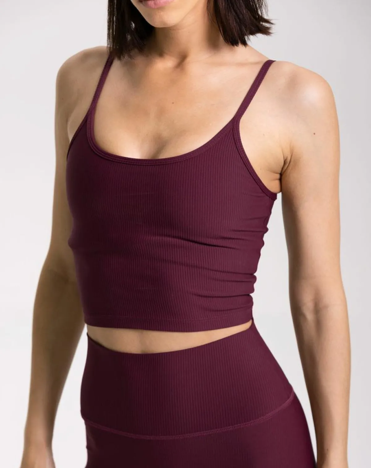 Onamaste Tops Et Blouses|Brassière Lotus rouge bordeaux