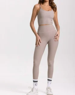 Onamaste Tops Et Blouses|Brassière Lotus taupe