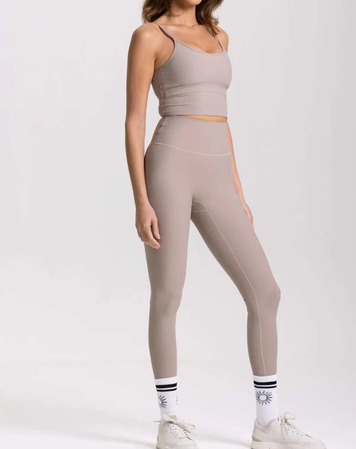 Onamaste Tops Et Blouses|Brassière Lotus taupe