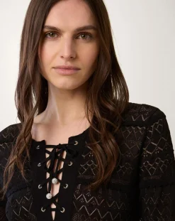 Manoush Robes|Caftan Pierrette noir