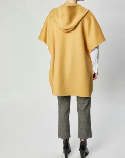 Lou Andrea Vestes, Blousons|Cape 100% Laine Lea ocre