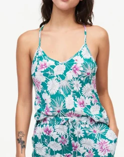 Passionata Lingerie, Nuit|Caraco Naya imprimé grandes fleurs multicolore