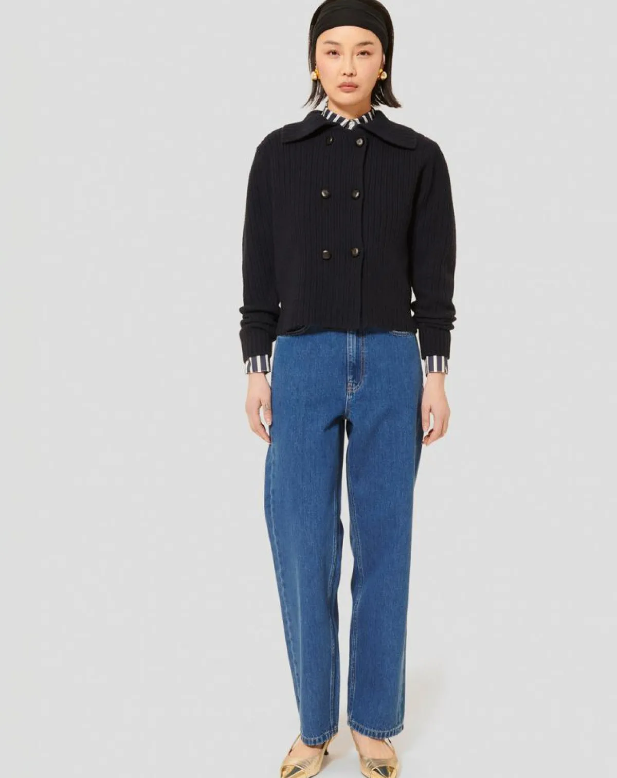 Tara Jarmon Gilets Et Cardigans|Cardigan 100% Laine Goldie nuit