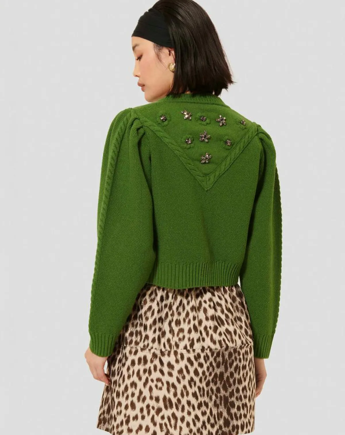 Tara Jarmon Gilets Et Cardigans|Cardigan 100% Laine Gustave cactus