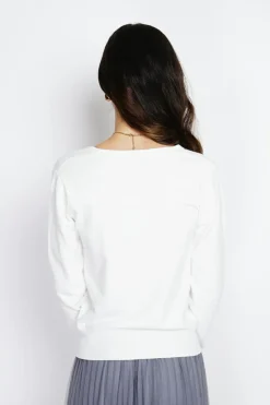 Assuili Gilets Et Cardigans|Cardigan en Cachemire mélangé col V naturel