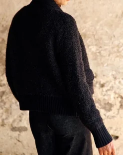 Lauren Vidal Gilets Et Cardigans|Cardigan en Laine & Alpaga mélangés Manon noir