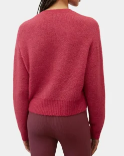 Marc O'Polo Gilets Et Cardigans|Cardigan en Laine & Alpaga mélangés framboise