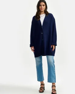 Bellerose Gilets Et Cardigans|Cardigan en Laine & Coton Gadand america