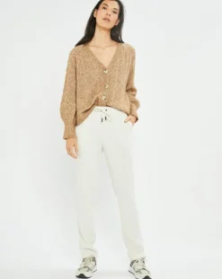 Lauren Vidal Gilets Et Cardigans|Cardigan en Laine & Mohair mélangés Seven sienne