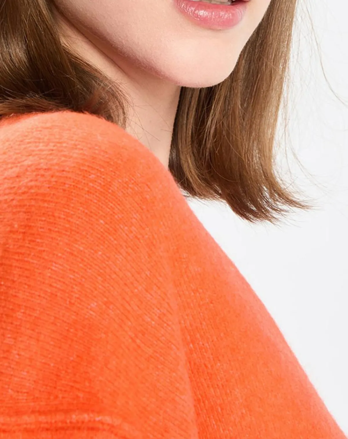 Marc O'Polo Gilets Et Cardigans|Cardigan en Laine mélangée orange