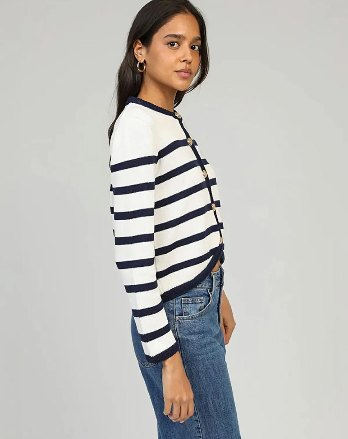 An'ge Gilets Et Cardigans|Cardigan Labiba ecru